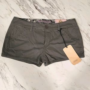 Boom Boom Jeans Gray Midrise Shorts